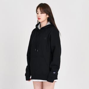 (S0889) 파워블렌드 후드티 BLACK